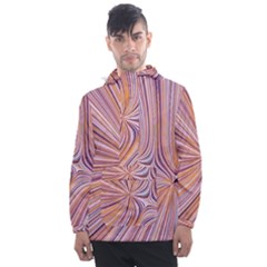 Electric Field Art Xxiv Men s Front Pocket Pullover Windbreaker by okhismakingart