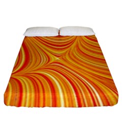 Electric Field Art Xxv Fitted Sheet (king Size) by okhismakingart