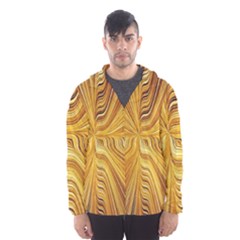 Electric Field Art Xxvi Men s Hooded Windbreaker