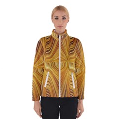 Electric Field Art Xxvi Winter Jacket by okhismakingart