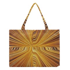 Electric Field Art Xxvi Medium Tote Bag by okhismakingart