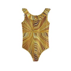 Electric Field Art Xxvi Kids  Frill Swimsuit by okhismakingart