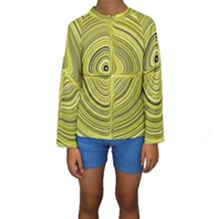 Electric Field Art Xxvii Kids  Long Sleeve Swimwear by okhismakingart