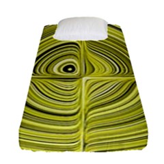 Electric Field Art Xxvii Fitted Sheet (single Size) by okhismakingart