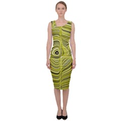 Electric Field Art Xxvii Sleeveless Pencil Dress