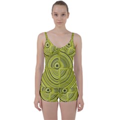 Electric Field Art Xxvii Tie Front Two Piece Tankini by okhismakingart