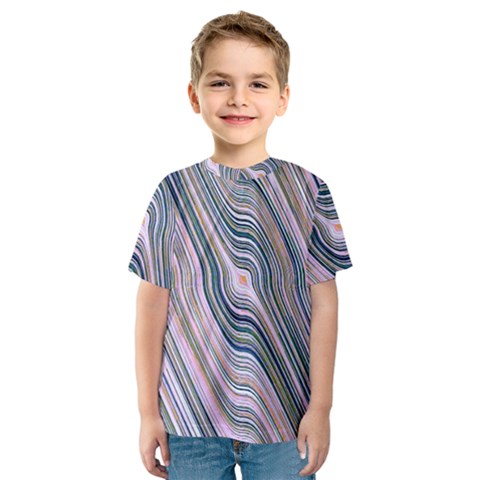 Electric Field Art Xxviii Kids  Sport Mesh Tee by okhismakingart