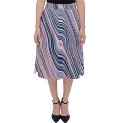 Electric Field Art Xxviii Classic Midi Skirt by okhismakingart