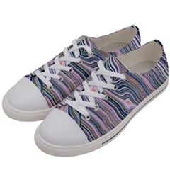 Electric Field Art Xxviii Women s Low Top Canvas Sneakers by okhismakingart