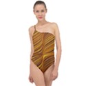 Electric Field Art XXIX Classic One Shoulder Swimsuit View1