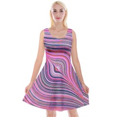 Electric Field Art Xxx Reversible Velvet Sleeveless Dress