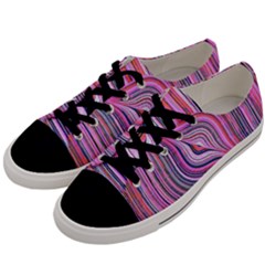 Electric Field Art Xxx Men s Low Top Canvas Sneakers by okhismakingart