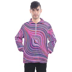 Electric Field Art Xxx Men s Half Zip Pullover by okhismakingart