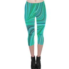 Electric Field Art Xxxi Capri Leggings  by okhismakingart