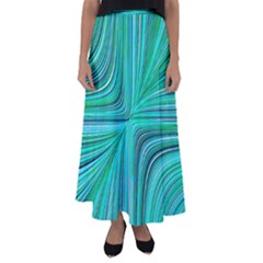 Electric Field Art Xxxi Flared Maxi Skirt by okhismakingart