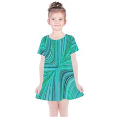 Electric Field Art Xxxi Kids  Simple Cotton Dress