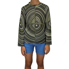 Electric Field Art Xxxii Kids  Long Sleeve Swimwear by okhismakingart