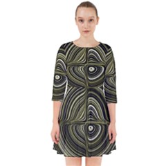 Electric Field Art Xxxii Smock Dress by okhismakingart