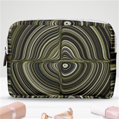 Electric Field Art Xxxii Make Up Pouch (medium) by okhismakingart