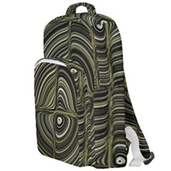 Electric Field Art Xxxii Double Compartment Backpack by okhismakingart