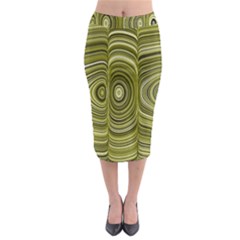 Electric Field Art Xxxiii Midi Pencil Skirt by okhismakingart