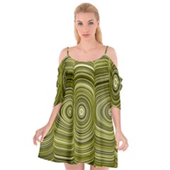 Electric Field Art Xxxiii Cutout Spaghetti Strap Chiffon Dress by okhismakingart