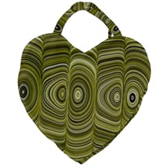 Electric Field Art Xxxiii Giant Heart Shaped Tote