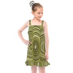 Electric Field Art Xxxiii Kids  Overall Dress