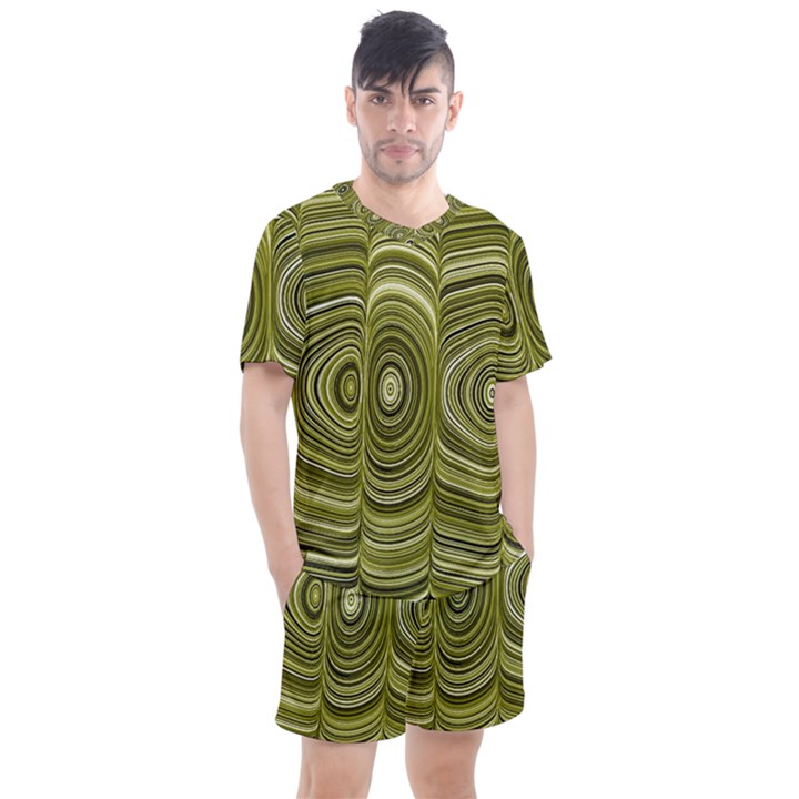 Electric Field Art XXXIII Men s Mesh Tee and Shorts Set