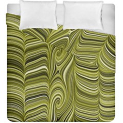 Electric Field Art Xxxiv Duvet Cover Double Side (king Size) by okhismakingart