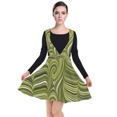 Electric Field Art Xxxiv Plunge Pinafore Dress