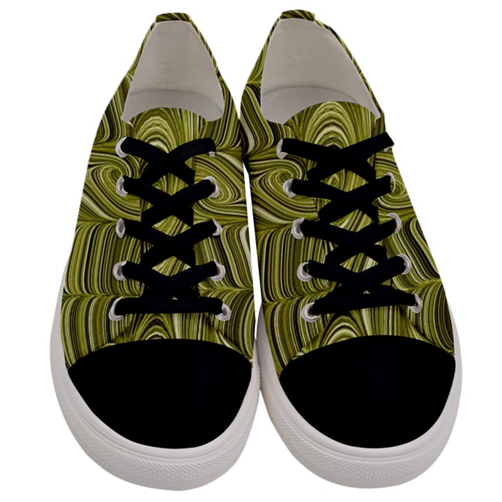 Electric Field Art XXXIV Men s Low Top Canvas Sneakers