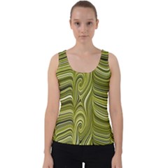 Electric Field Art Xxxiv Velvet Tank Top by okhismakingart