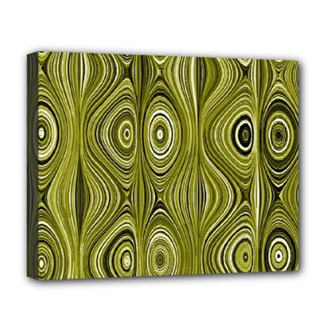 Electric Field Art Xxxv Deluxe Canvas 20  X 16  (stretched) by okhismakingart