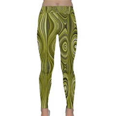 Electric Field Art Xxxv Classic Yoga Leggings by okhismakingart