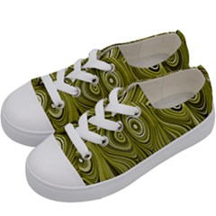 Electric Field Art Xxxv Kids  Low Top Canvas Sneakers