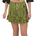 Electric Field Art XXXV Fishtail Mini Chiffon Skirt View1