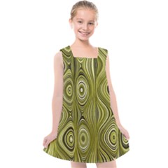 Electric Field Art Xxxv Kids  Cross Back Dress