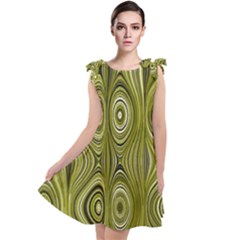 Electric Field Art Xxxv Tie Up Tunic Dress