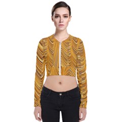 Electric Field Art Xxxvi Long Sleeve Zip Up Bomber Jacket