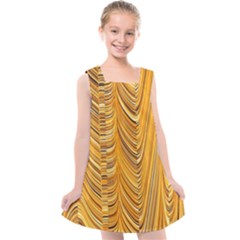 Electric Field Art Xxxvi Kids  Cross Back Dress