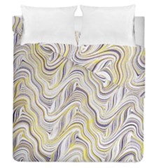 Electric Field Art Xxxvii Duvet Cover Double Side (queen Size) by okhismakingart