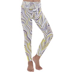 Electric Field Art Xxxvii Kids  Lightweight Velour Classic Yoga Leggings