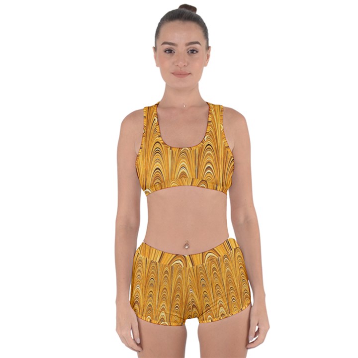 Electric Field Art XXXIX Racerback Boyleg Bikini Set