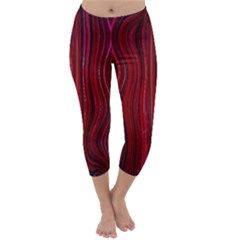 Electric Field Art Xli Capri Winter Leggings  by okhismakingart