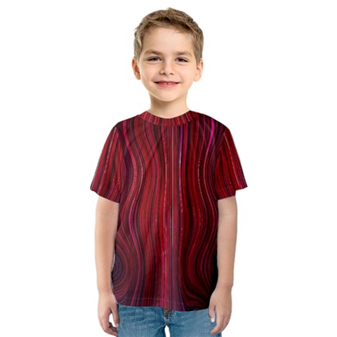 Electric Field Art Xli Kids  Sport Mesh Tee by okhismakingart