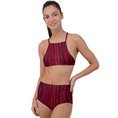 Electric Field Art Xli High Waist Tankini Set