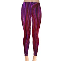 Electric Field Art Xlii Leggings  by okhismakingart