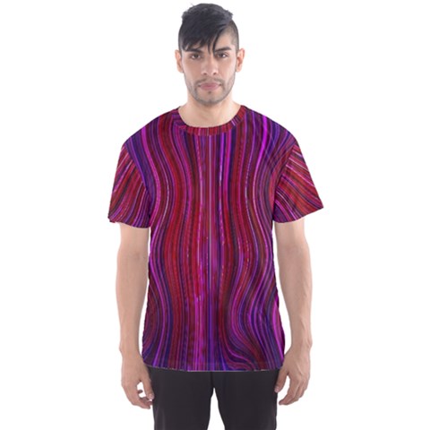 Electric Field Art Xlii Men s Sports Mesh Tee by okhismakingart