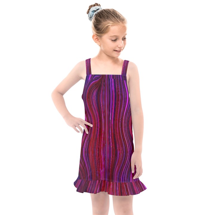 Electric Field Art XLII Kids  Overall Dress